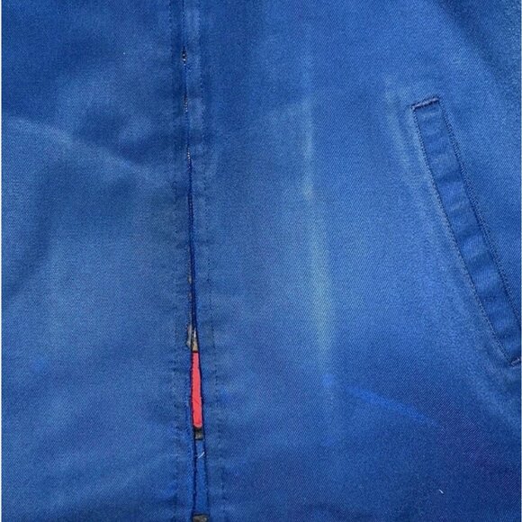 🚨🔥Vintage 70s Pepsi Cola Blue Riverside Delivery Motorcycle Jacket Mens 42L - Picture 10 of 15
